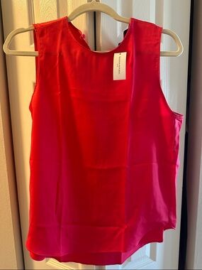 Banana Republic Bright watermelon Sleeveless Shell Top